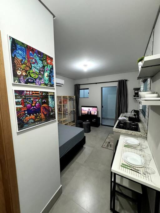 3-Studio Prox Uel E Catuai C/Ar Londrina Eksteriør billede